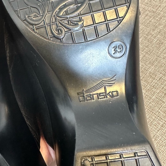 Dansko Donna Sandals 39 8.5-9 Leather Strappy Mule Clog - Picture 9 of 13